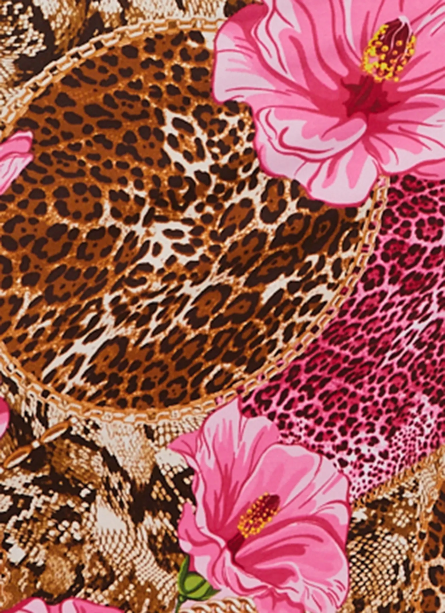 Plus Size Floral Animal Print Cami Maxi Dress sold by Rainbow product image thumbnail 4