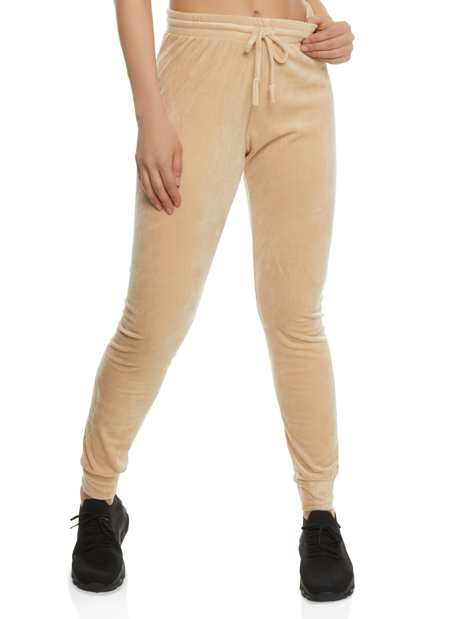 Velour Activewear Drawstring Joggers sold by Rainbow