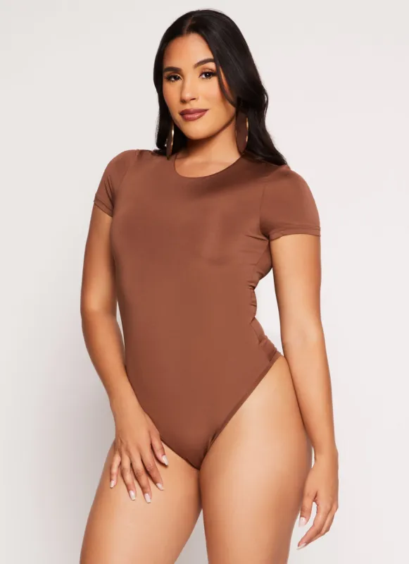Daisy Double Lined Crew Neck Bodysuit sold by Rainbow