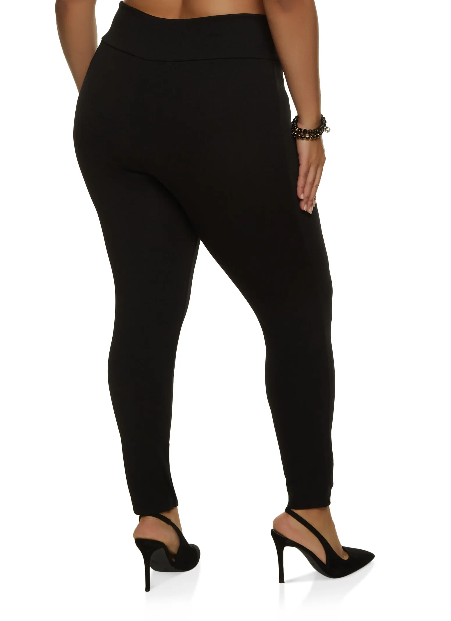 Plus Size Crepe Knit Pull On Pants sold by Rainbow product image thumbnail 2