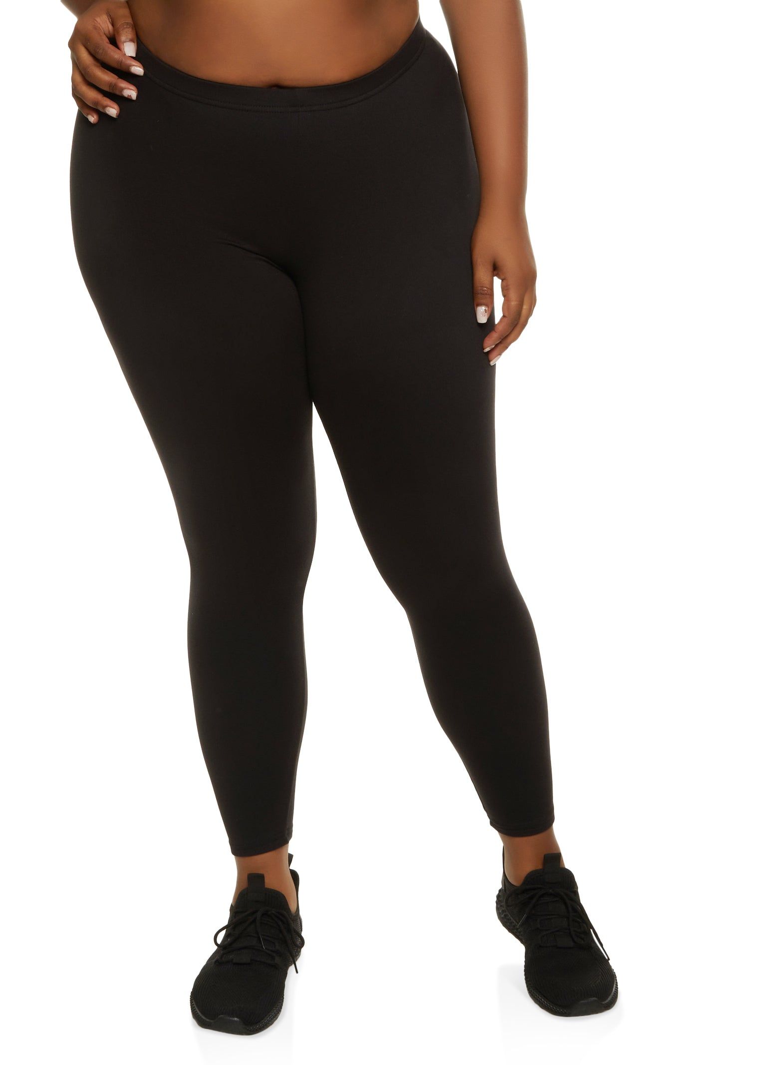 Plus Size High Waist Leggings sold by Rainbow