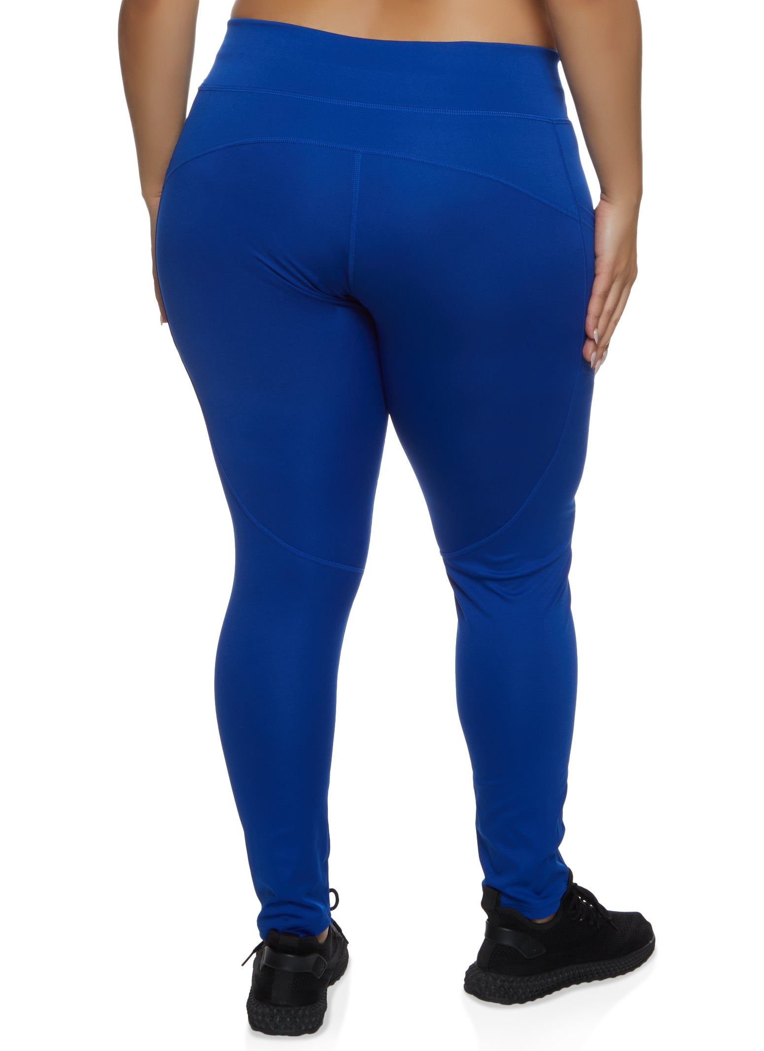 Plus Size Decorative Stitch Side Pocket Leggings sold by Rainbow product image thumbnail 2