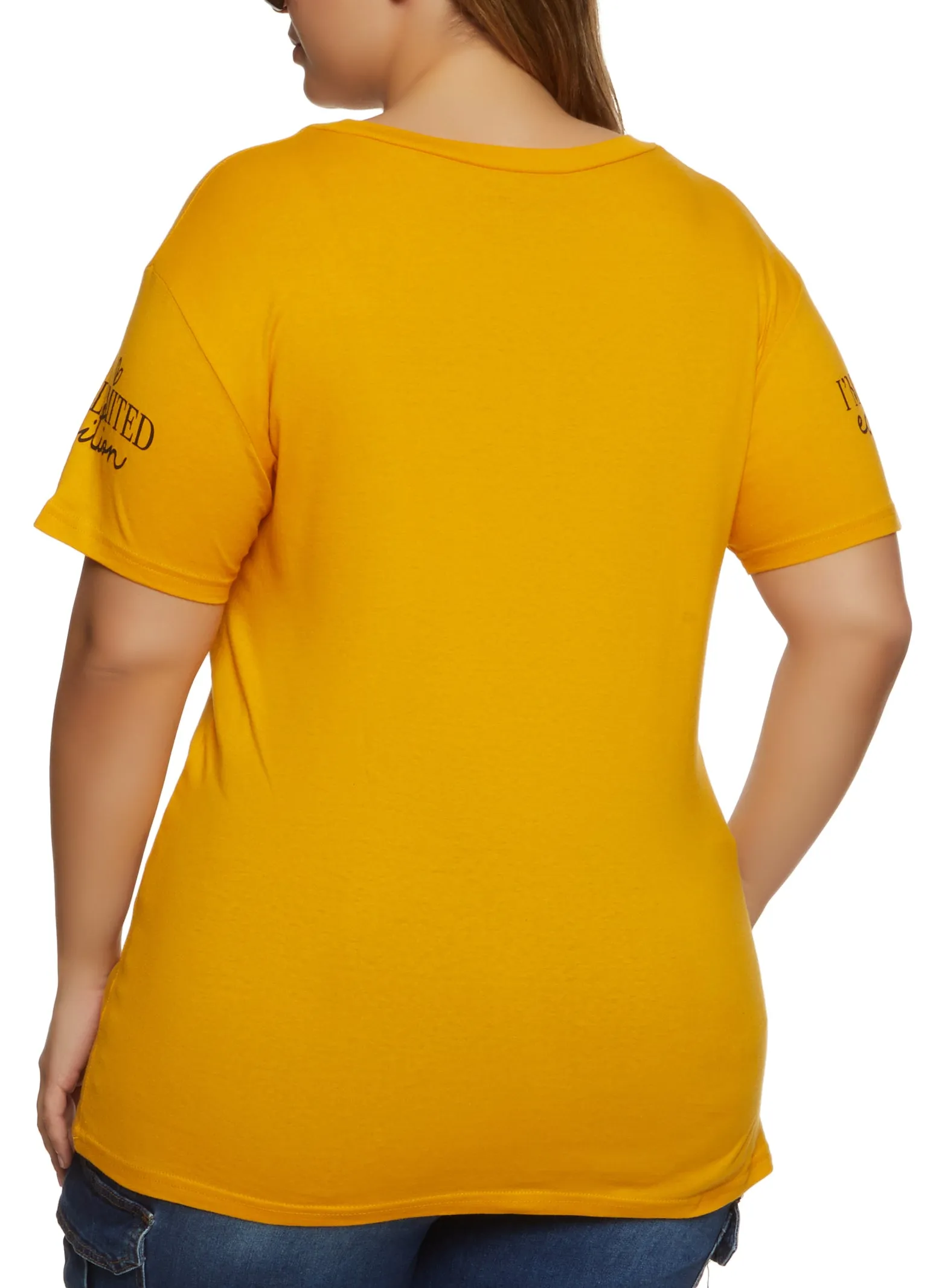 Plus Size Im Not Perfect Sequin Graphic Tee sold by Rainbow product image thumbnail 2