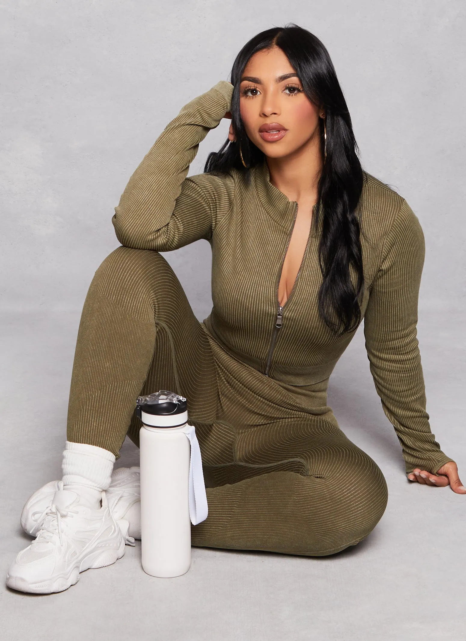 Compression Rib Seamless Leggings sold by Rainbow