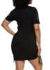 Plus Size Inhale Faith Exhale Fear Sequin Graphic T Shirt Dress sold by Rainbow