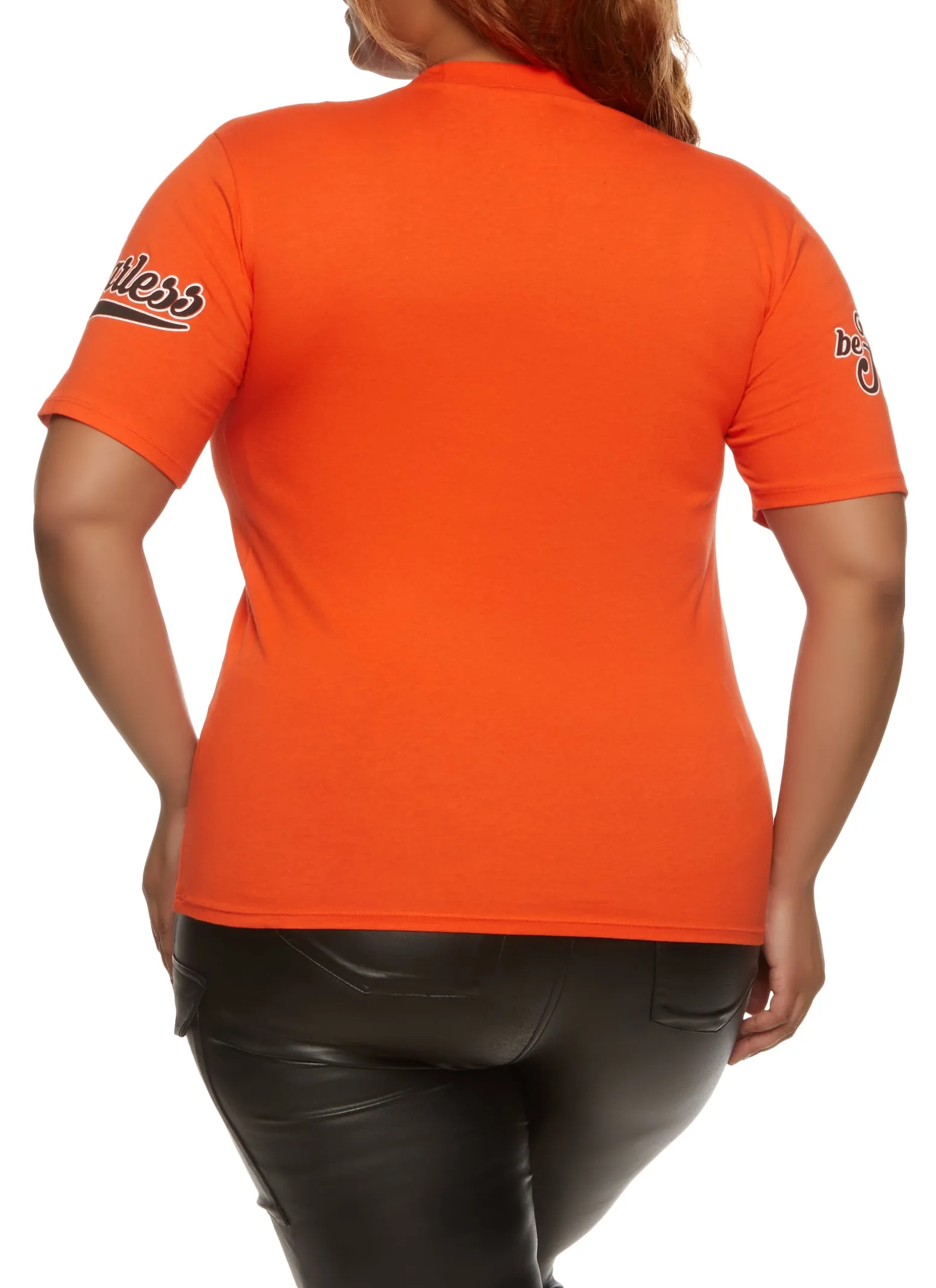 Plus Size Spread Kindness Be Fearless Notch Neck Tee sold by Rainbow product image thumbnail 2