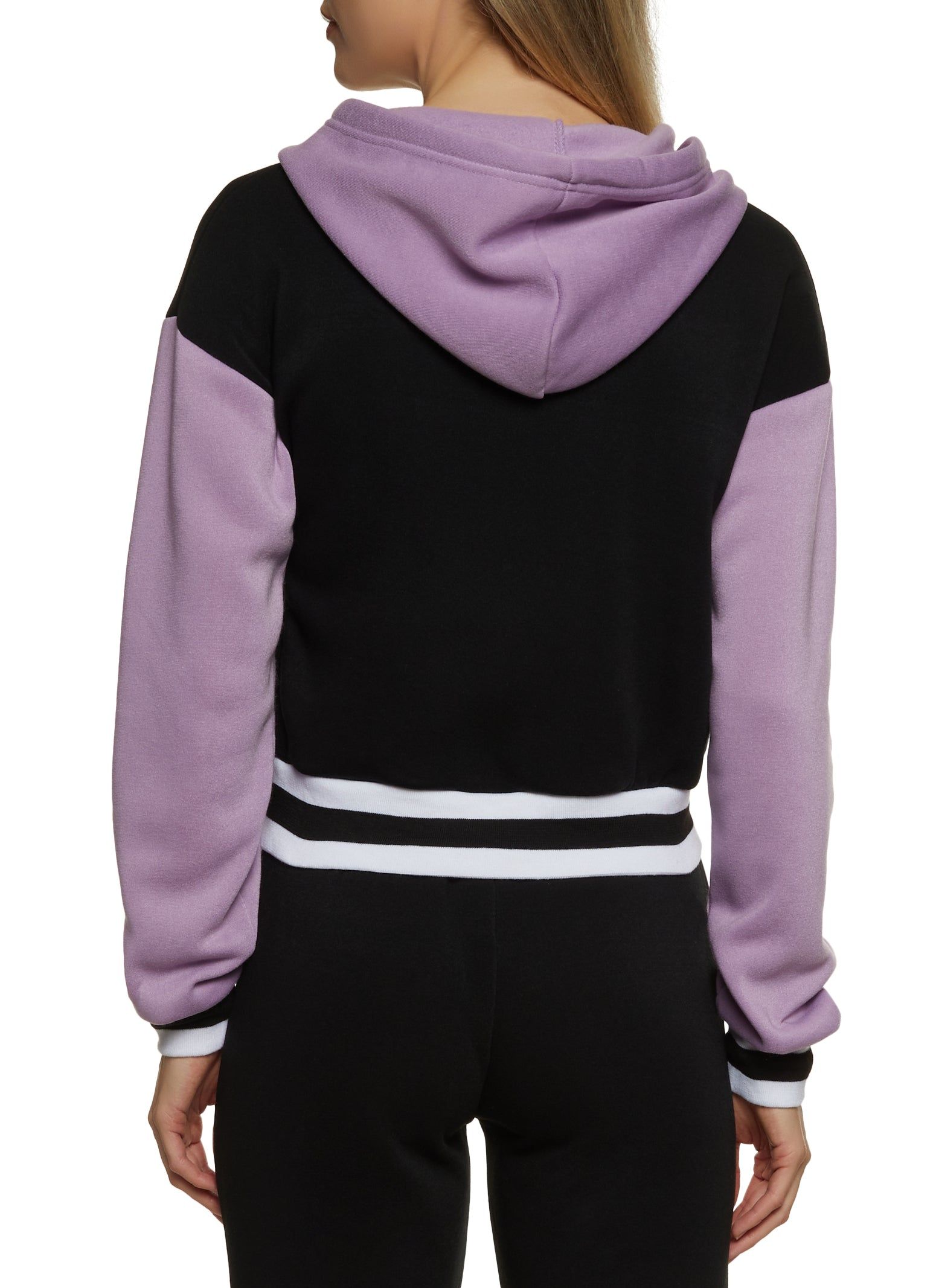 Heart Graphic Button Down Varsity Hoodie sold by Rainbow product image thumbnail 3