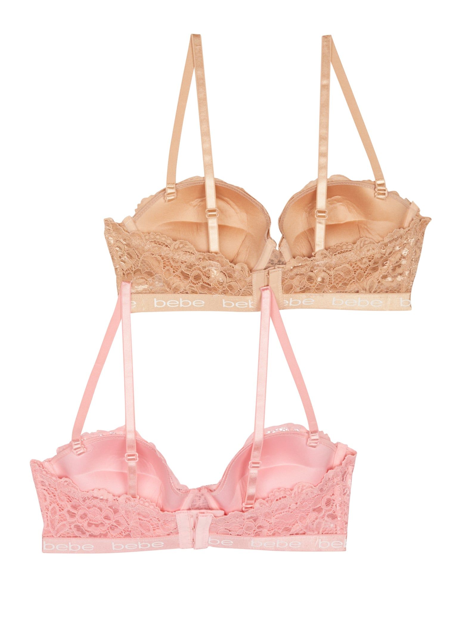 Bebe 2 Pack Floral Lace Balconette Bras sold by Rainbow product image thumbnail 2