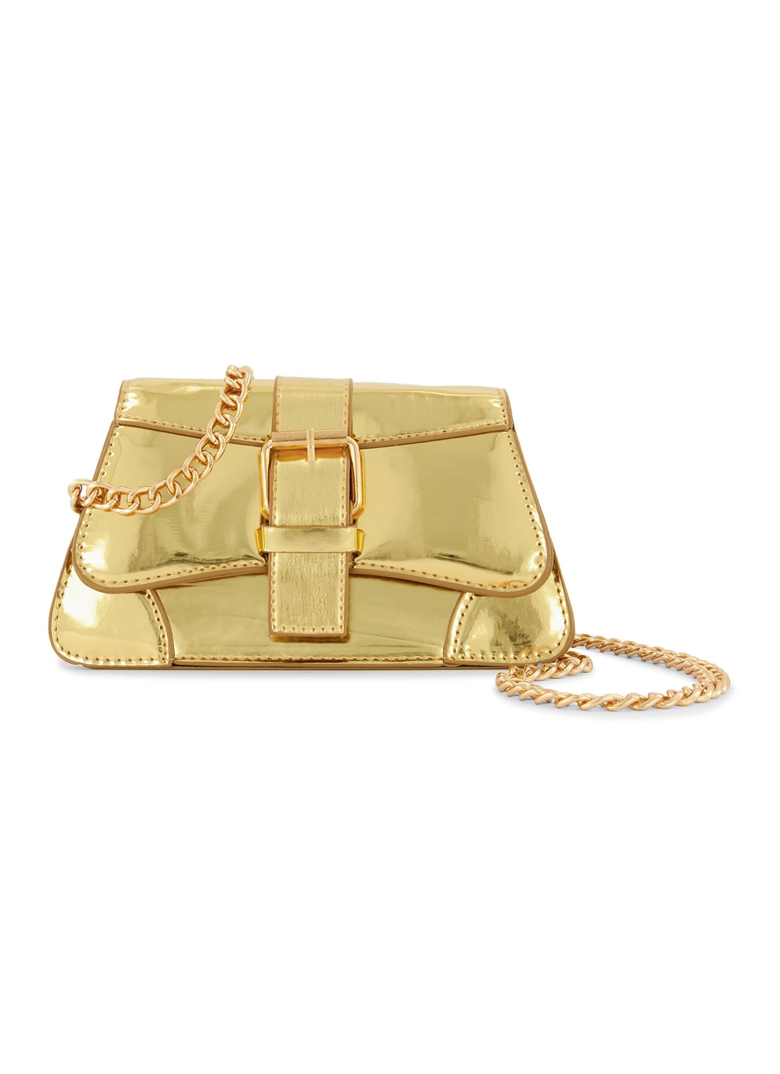Buckle Detail Chain Strap Crossbody Bag sold by Rainbow product image thumbnail 2