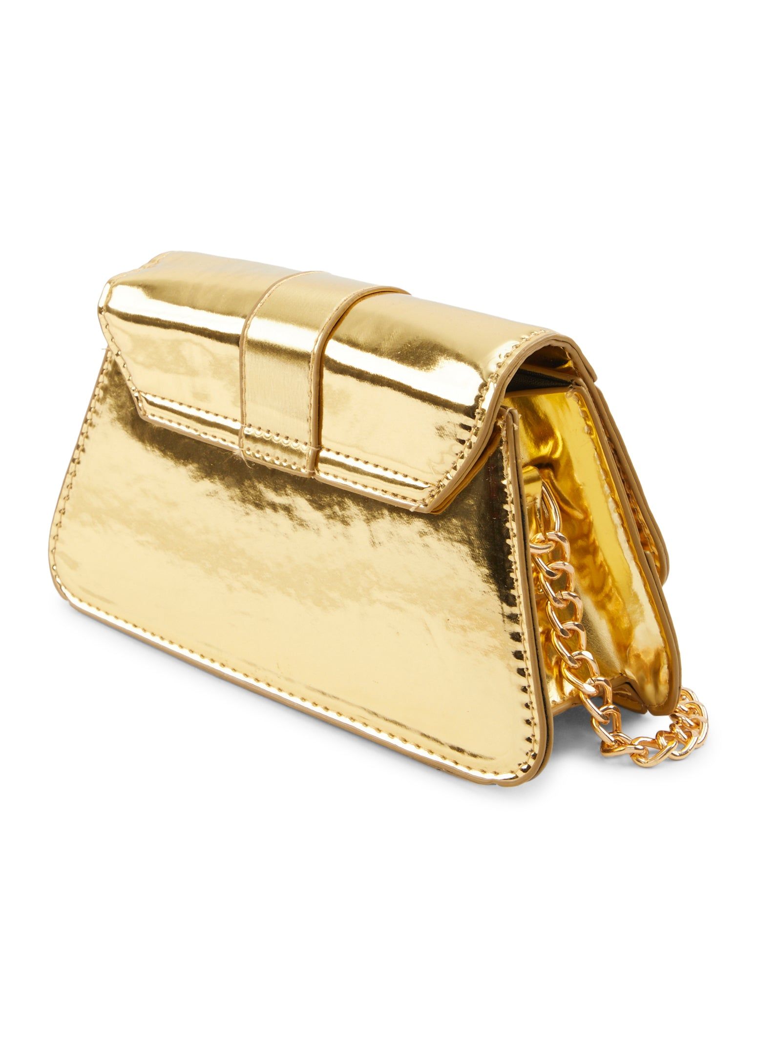 Buckle Detail Chain Strap Crossbody Bag sold by Rainbow product image thumbnail 3