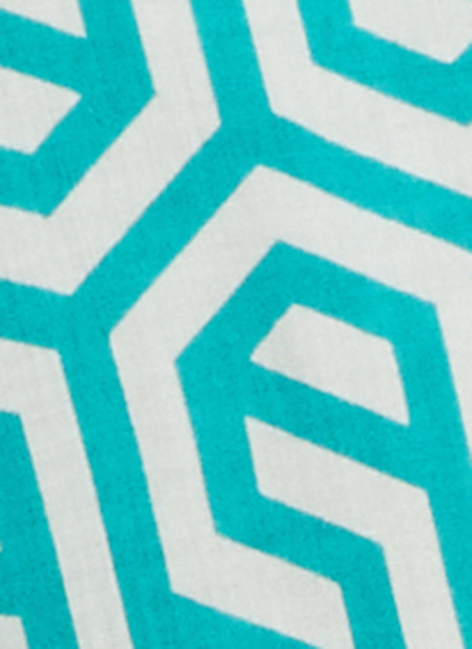 Plus Size Geometric Print Mock Neck Blouse sold by Rainbow product image thumbnail 3