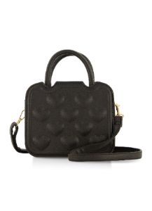 Faux Leather Heart Embossed Crossbody Bag sold by Rainbow