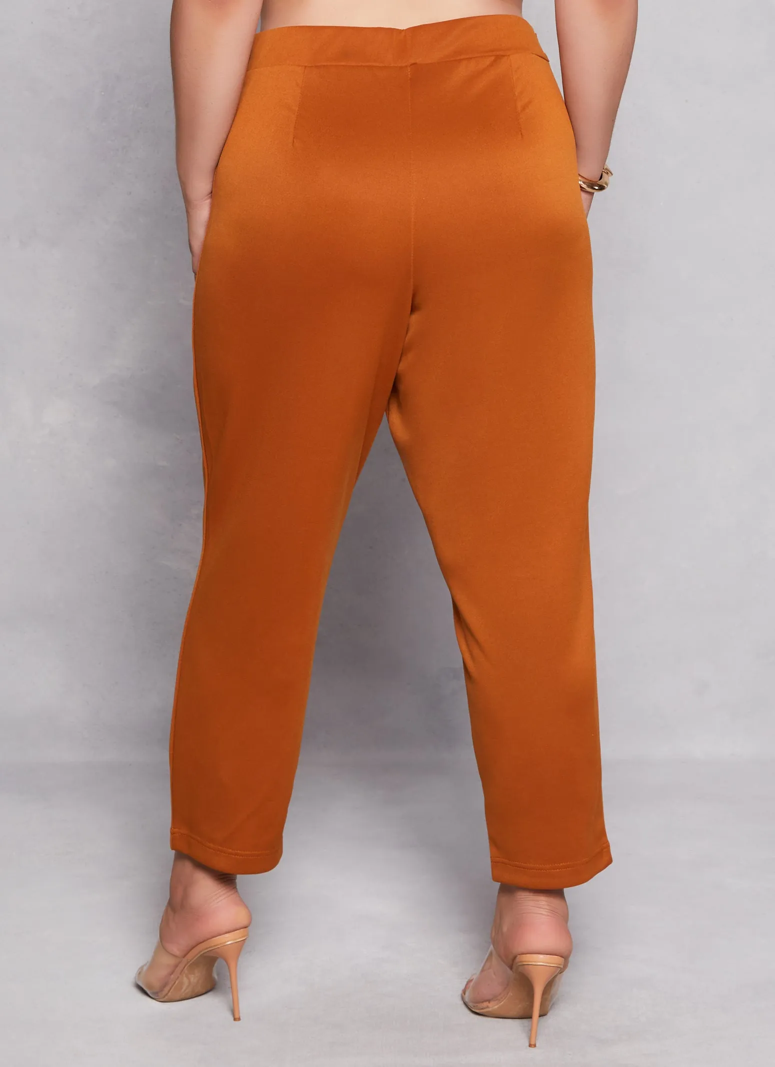 Plus Size Ankle Length Scuba Dress Pants sold by Rainbow product image thumbnail 3