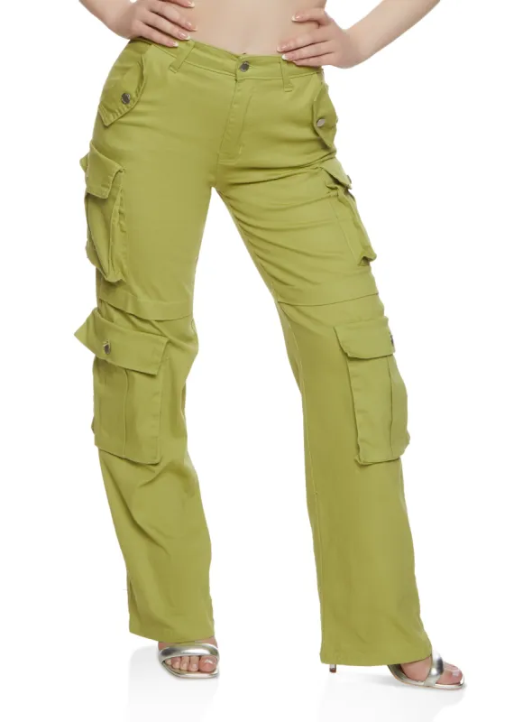 Daisy Four Cargo Pocket Straight Leg Pants sold by Rainbow