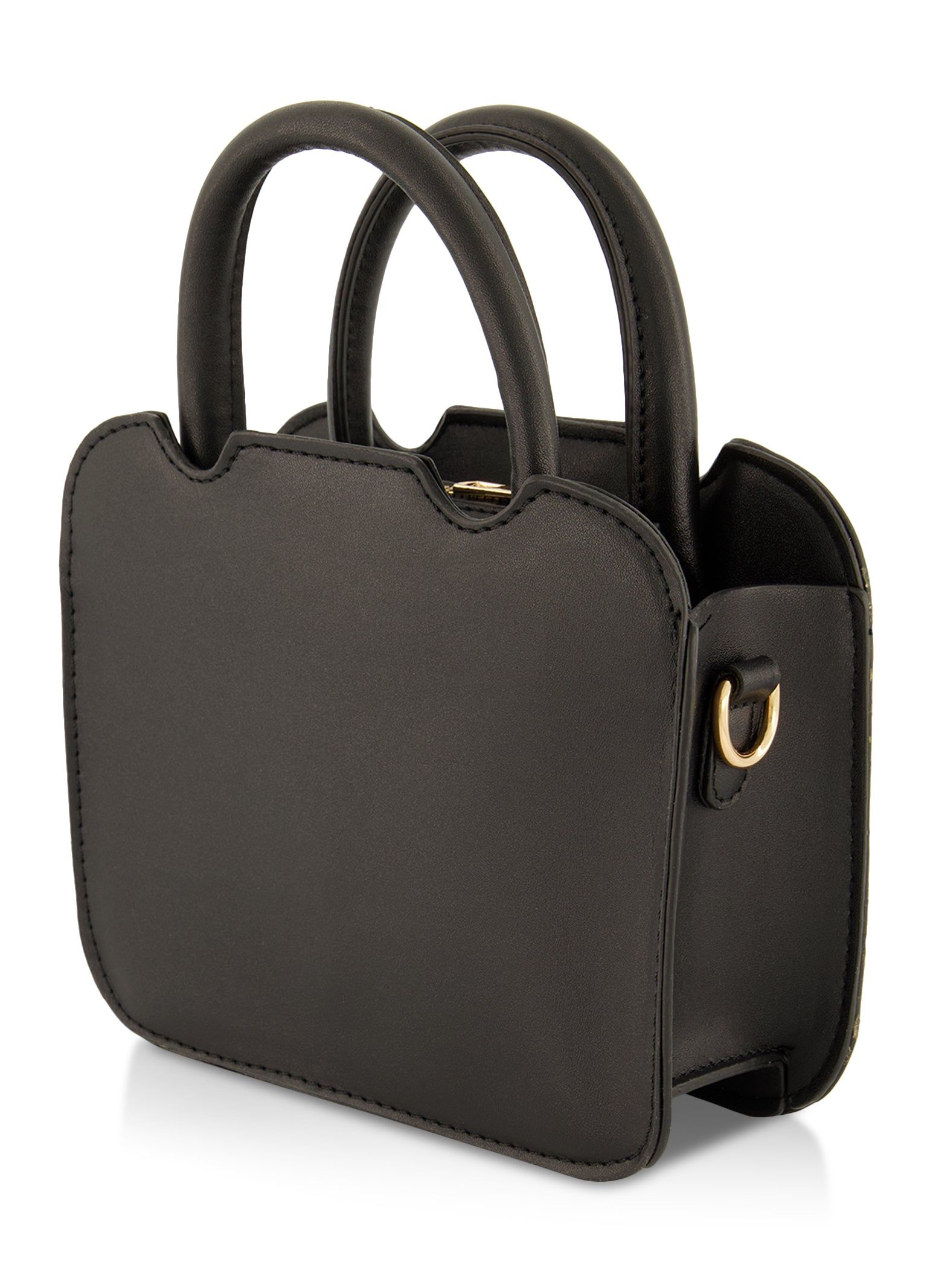 Faux Leather Heart Embossed Crossbody Bag sold by Rainbow product image thumbnail 3