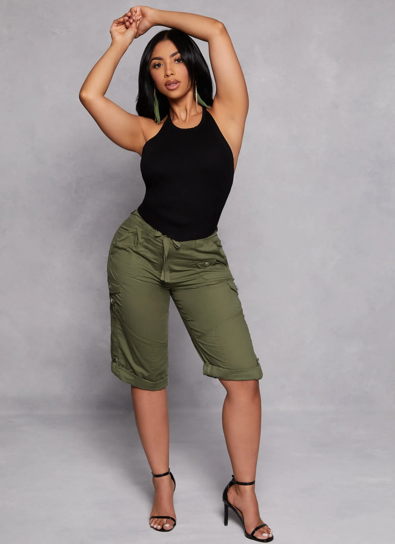 Almost Famous Open Tie Back Halter Neck Top sold by Rainbow product image thumbnail 2