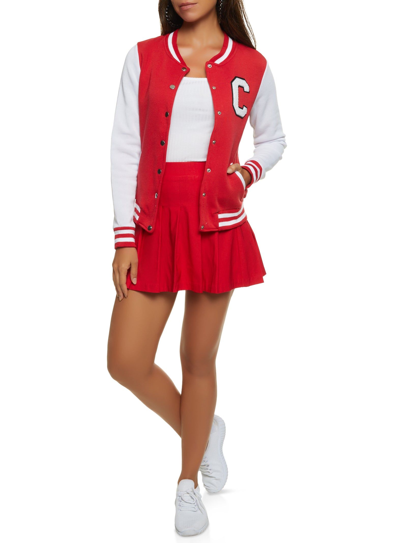 Color Block Letterman Jacket sold by Rainbow product image thumbnail 2