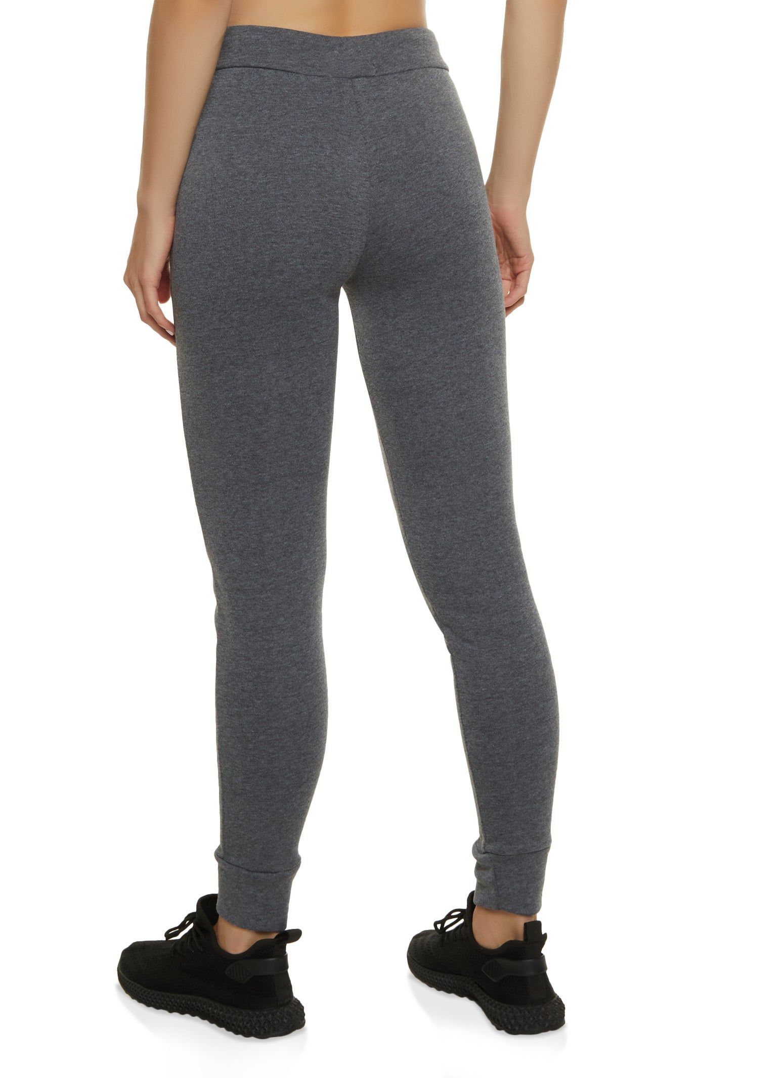 Basic Solid Fleece Drawstring Joggers sold by Rainbow product image thumbnail 2