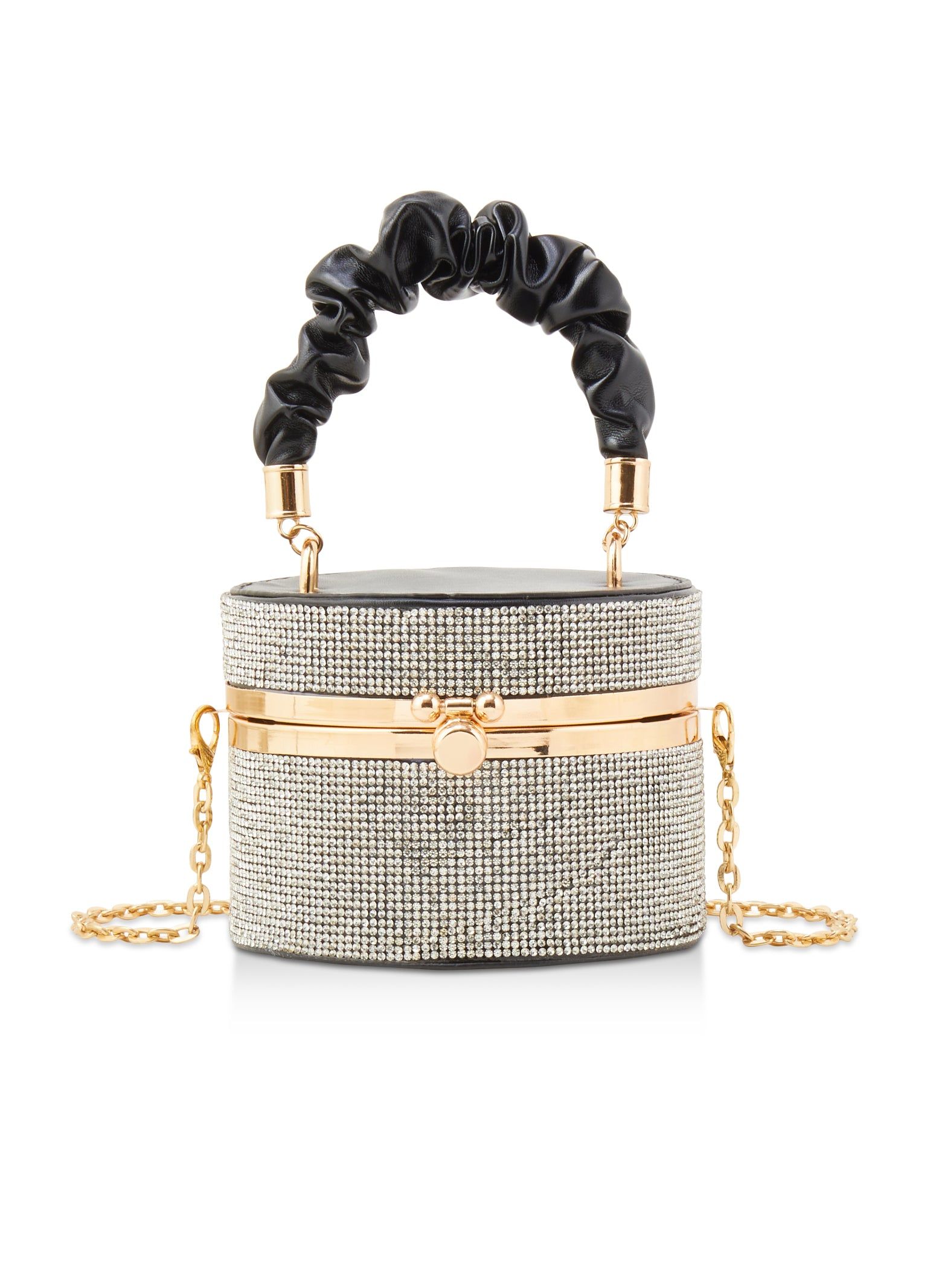 Rhinestone Mini Convertible Cylinder Bag sold by Rainbow product image thumbnail 2