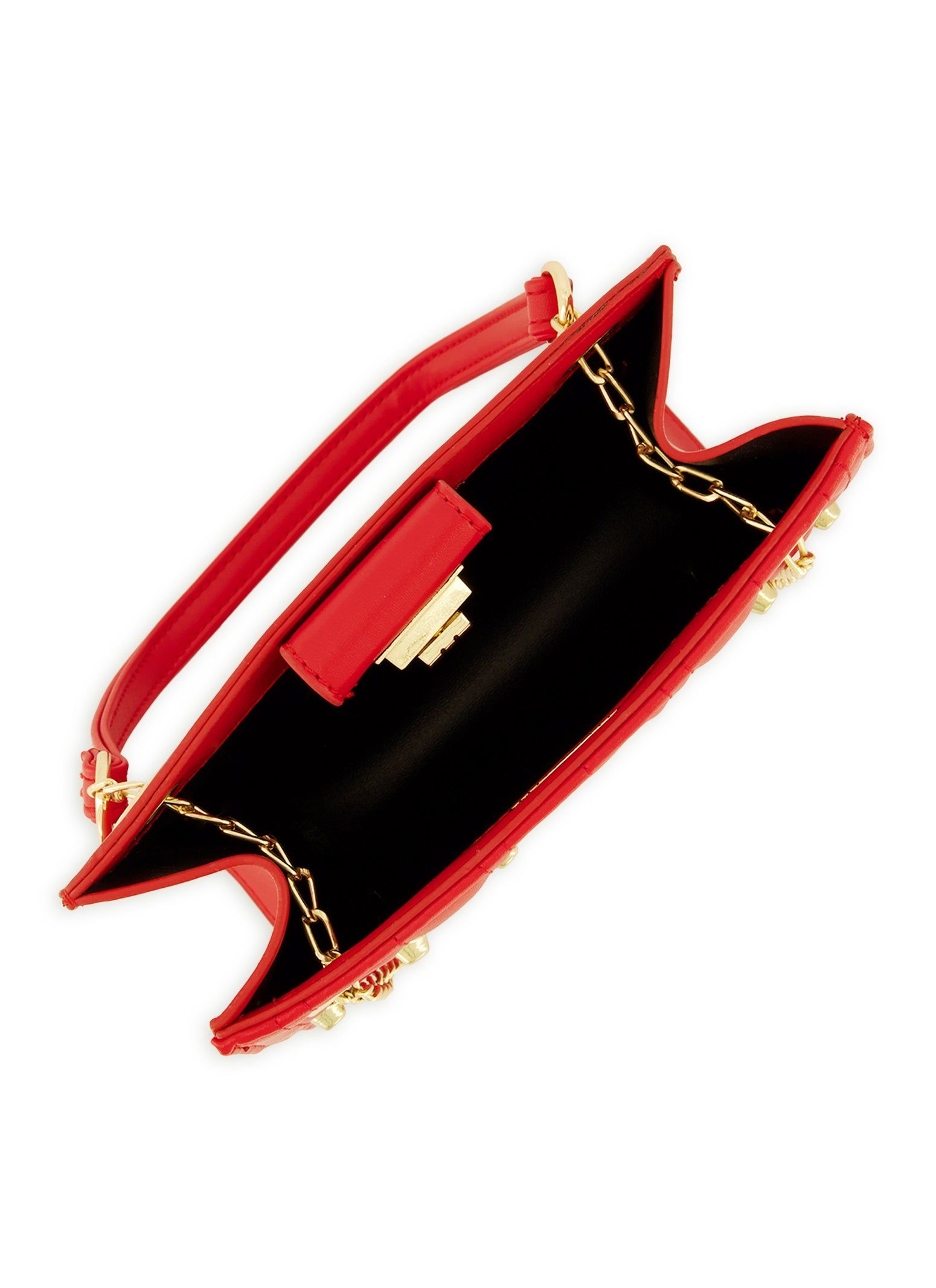 Studded Square Chain Strap Shoulder Bag sold by Rainbow product image thumbnail 5