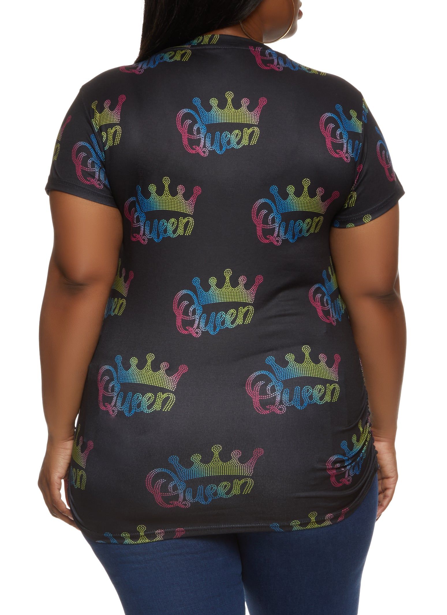 Plus Size Living My Blessed Life Graphic Tee sold by Rainbow product image thumbnail 2