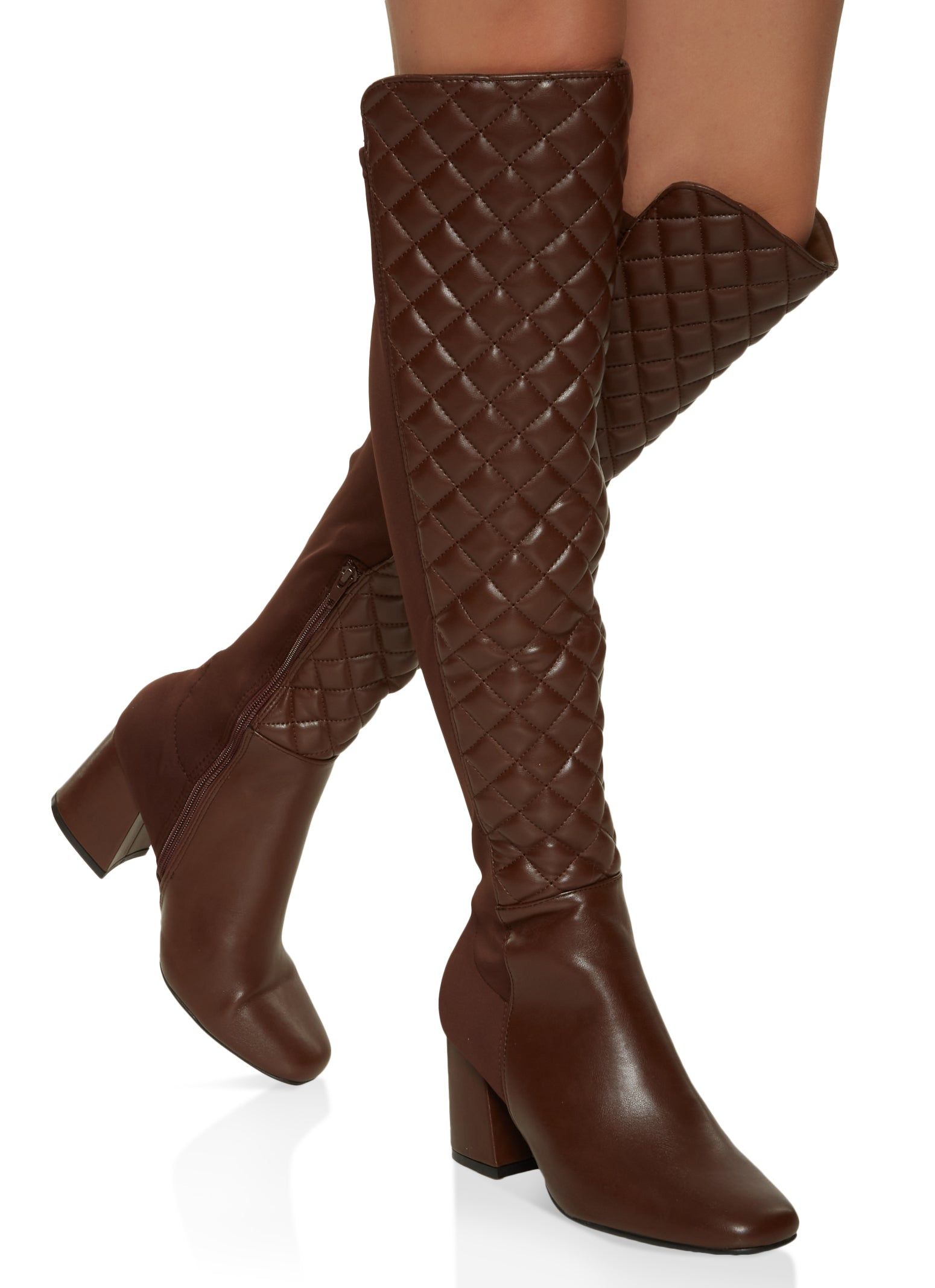 Quilted Elastic Back Tall Boots sold by Rainbow