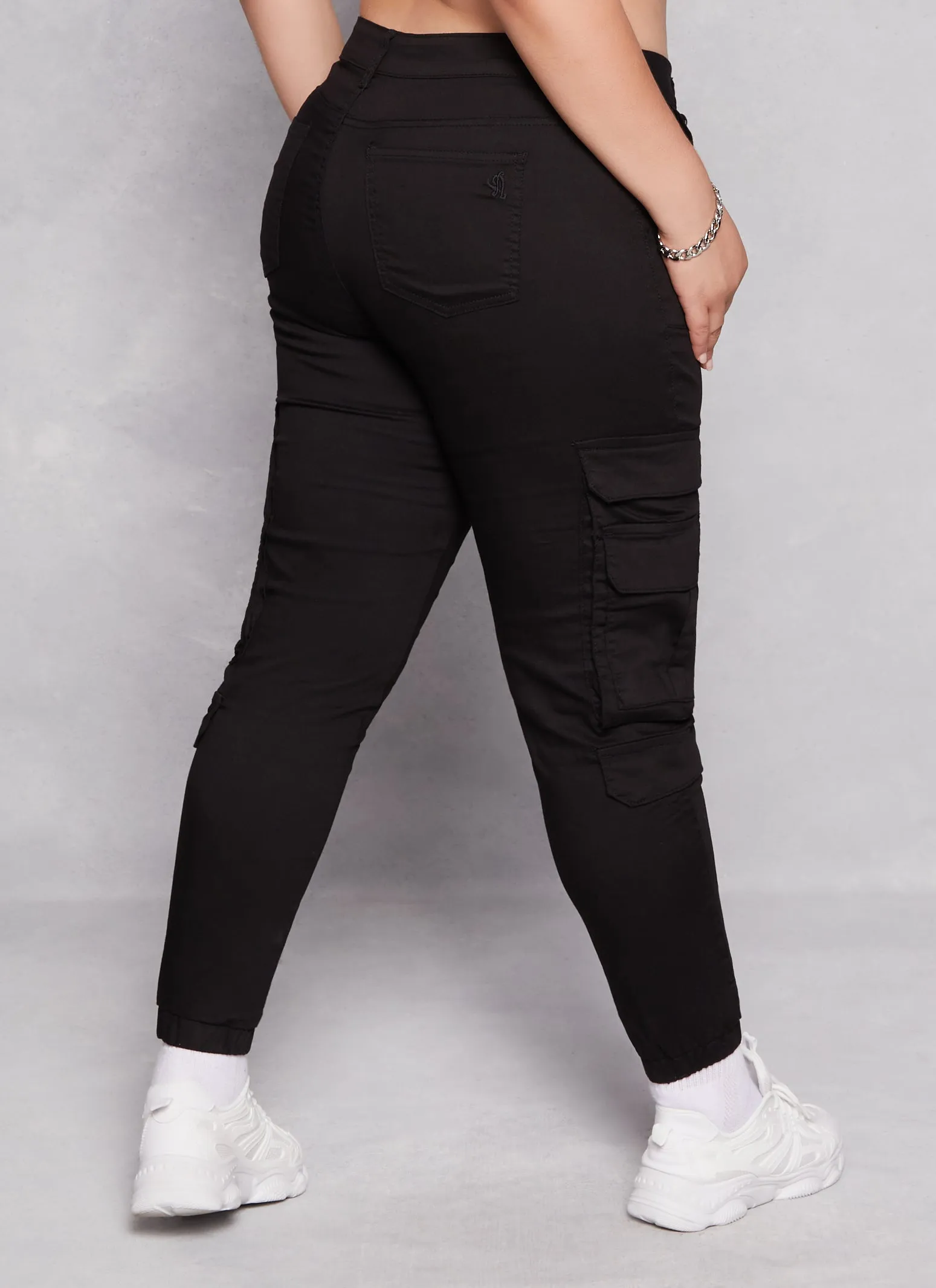 Plus Size Double Cargo Pocket Joggers sold by Rainbow product image thumbnail 3