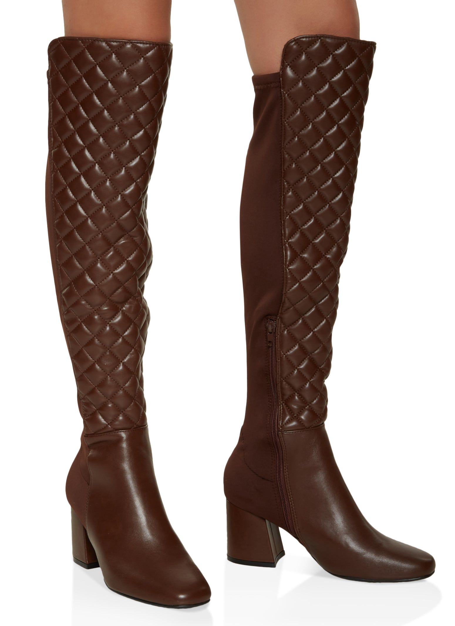 Quilted Elastic Back Tall Boots sold by Rainbow product image thumbnail 2