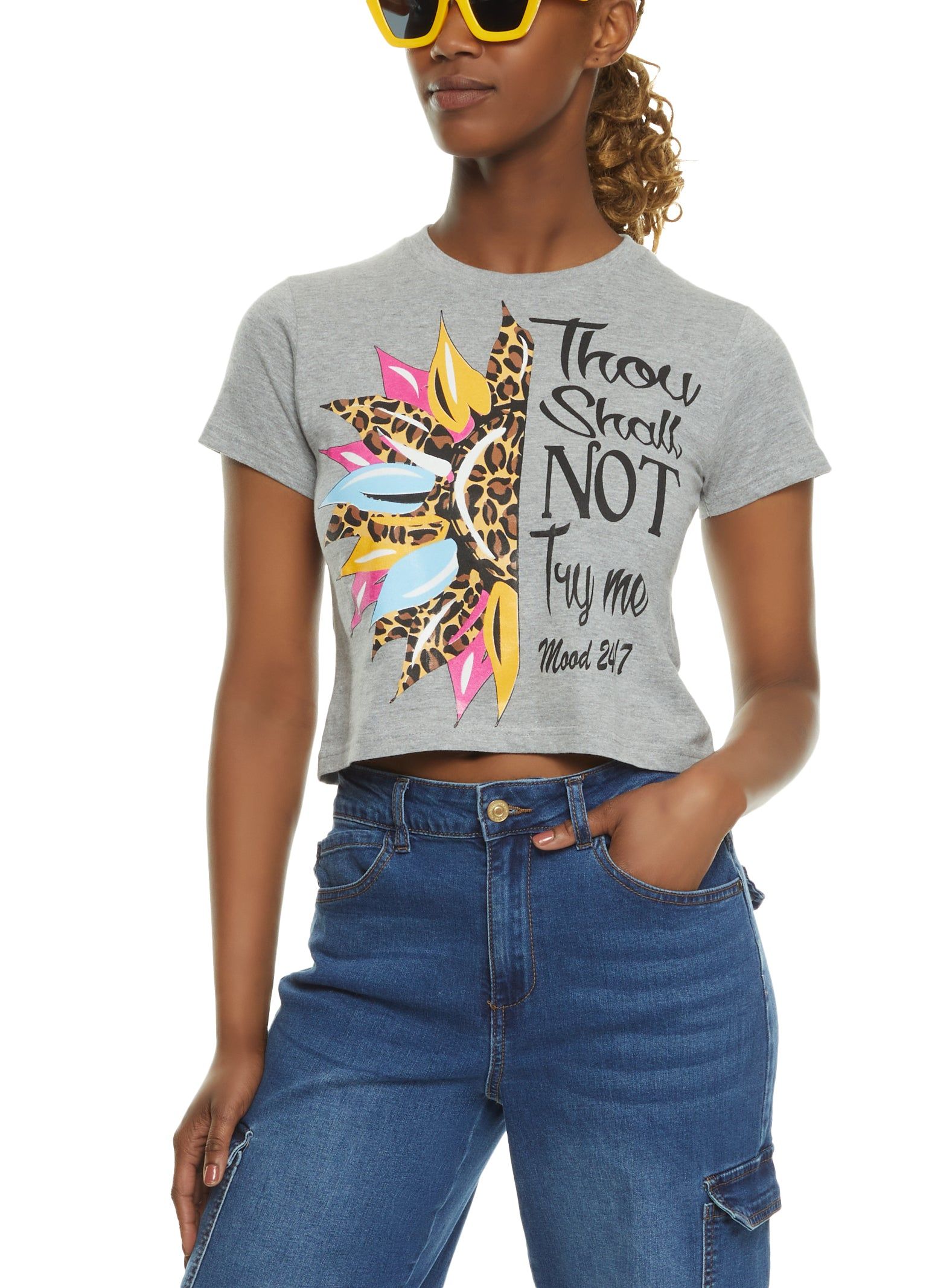 Thou Shall Not Try Me Graphic Tee sold by Rainbow