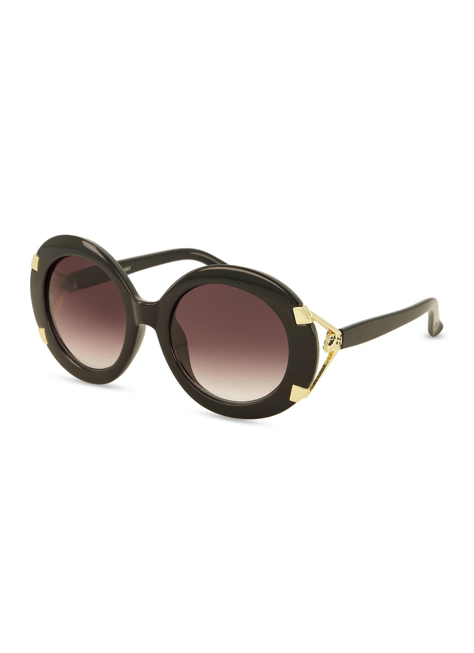 Thick Frame Oval Sunglasses sold by Rainbow product image thumbnail 2