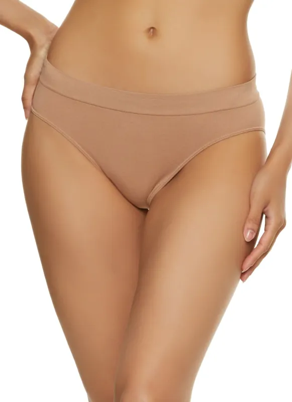 Solid Basic Seamless Bikini Panty sold by Rainbow