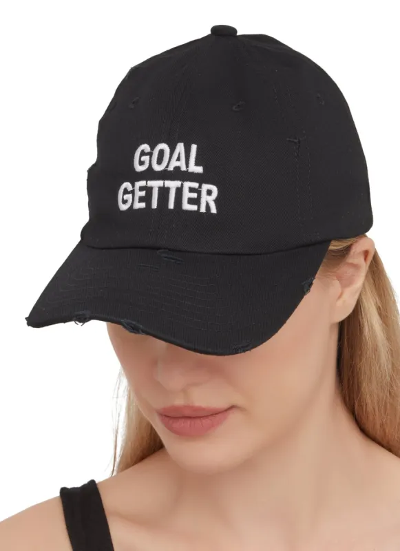 Embroidered Goal Getter Baseball Cap sold by Rainbow