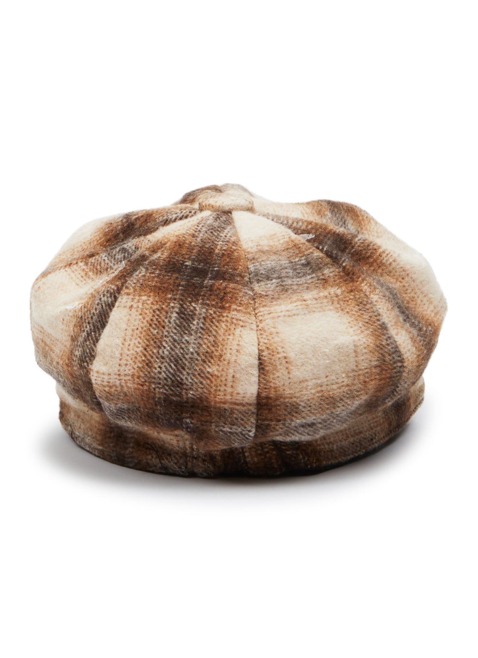 Plaid Faux Wool Cabbie Hat sold by Rainbow product image thumbnail 5