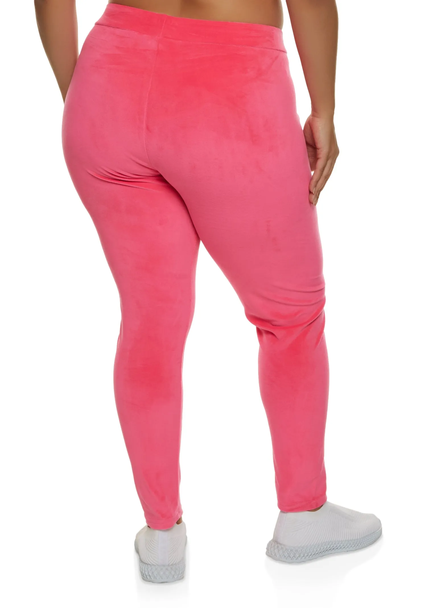 Plus Size High Waist Velour Leggings sold by Rainbow product image thumbnail 2