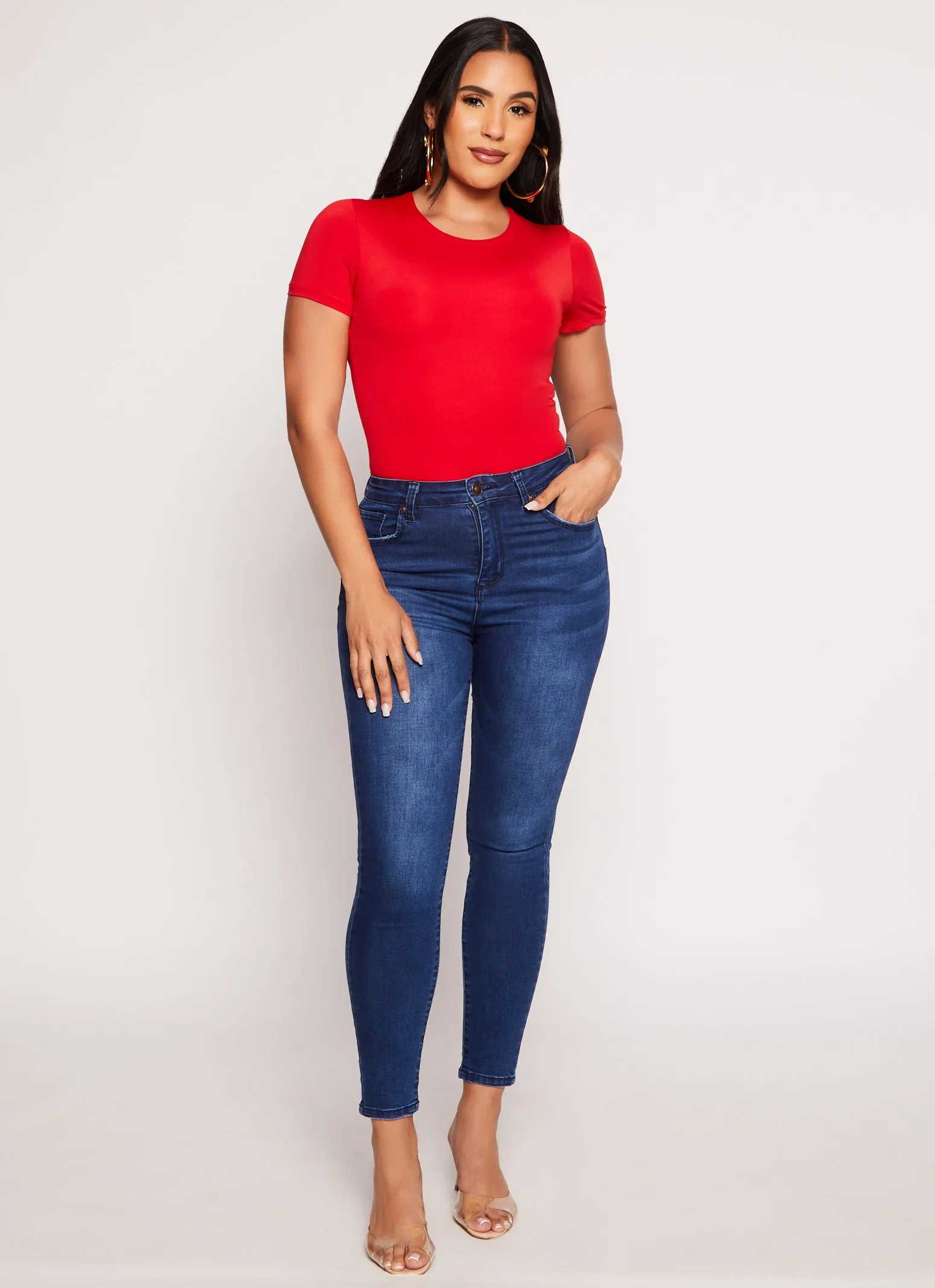 Daisy Double Lined Crew Neck Bodysuit sold by Rainbow product image thumbnail 2