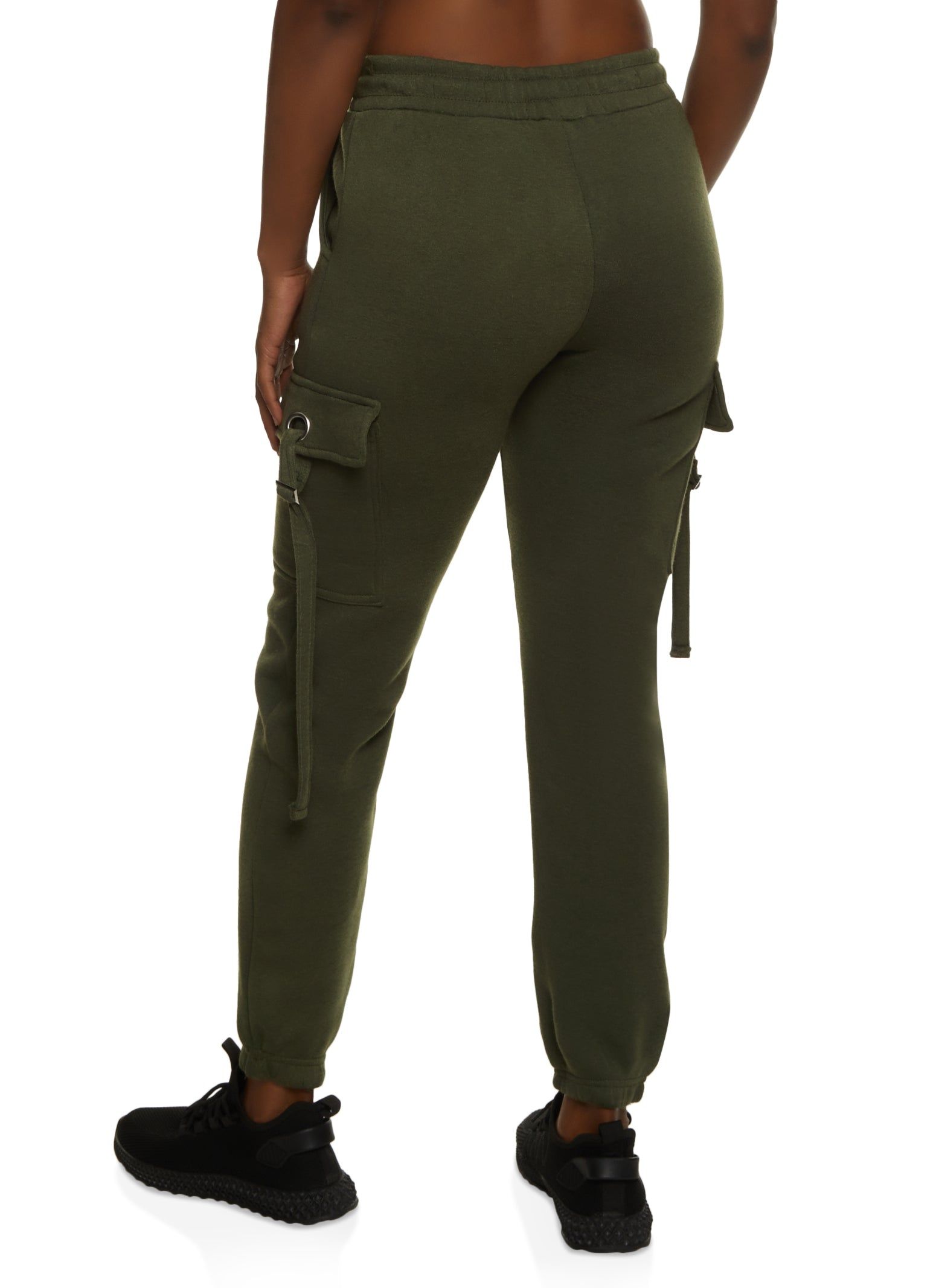 Cargo Pocket Fleece Drawstring Sweatpants sold by Rainbow product image thumbnail 2