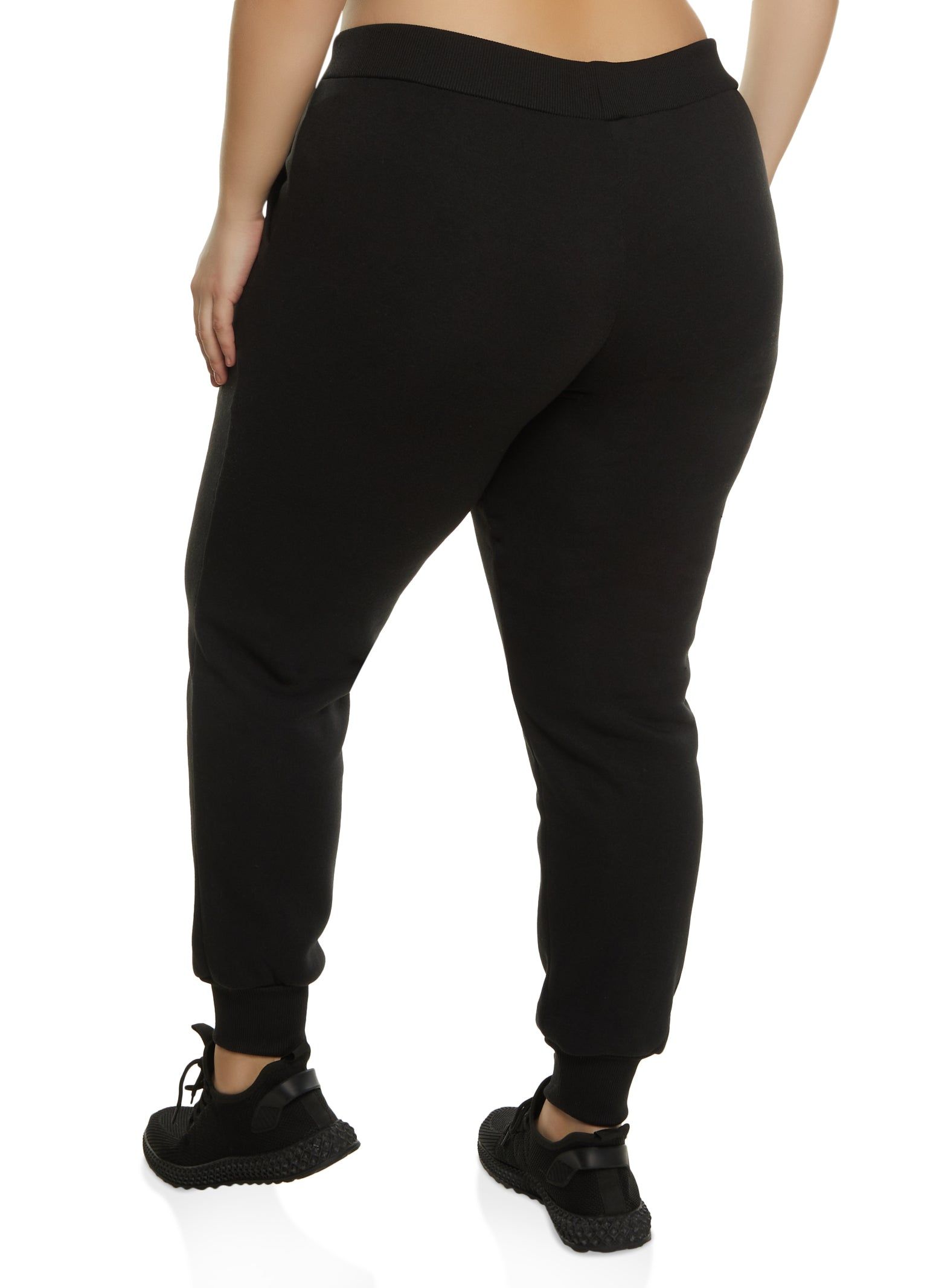 Plus Size Love Rhinestone Studded Joggers sold by Rainbow product image thumbnail 2
