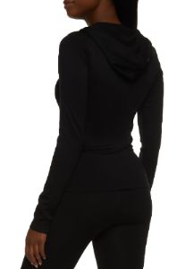 Ribbed Knit Zip Front Track Jacket sold by Rainbow