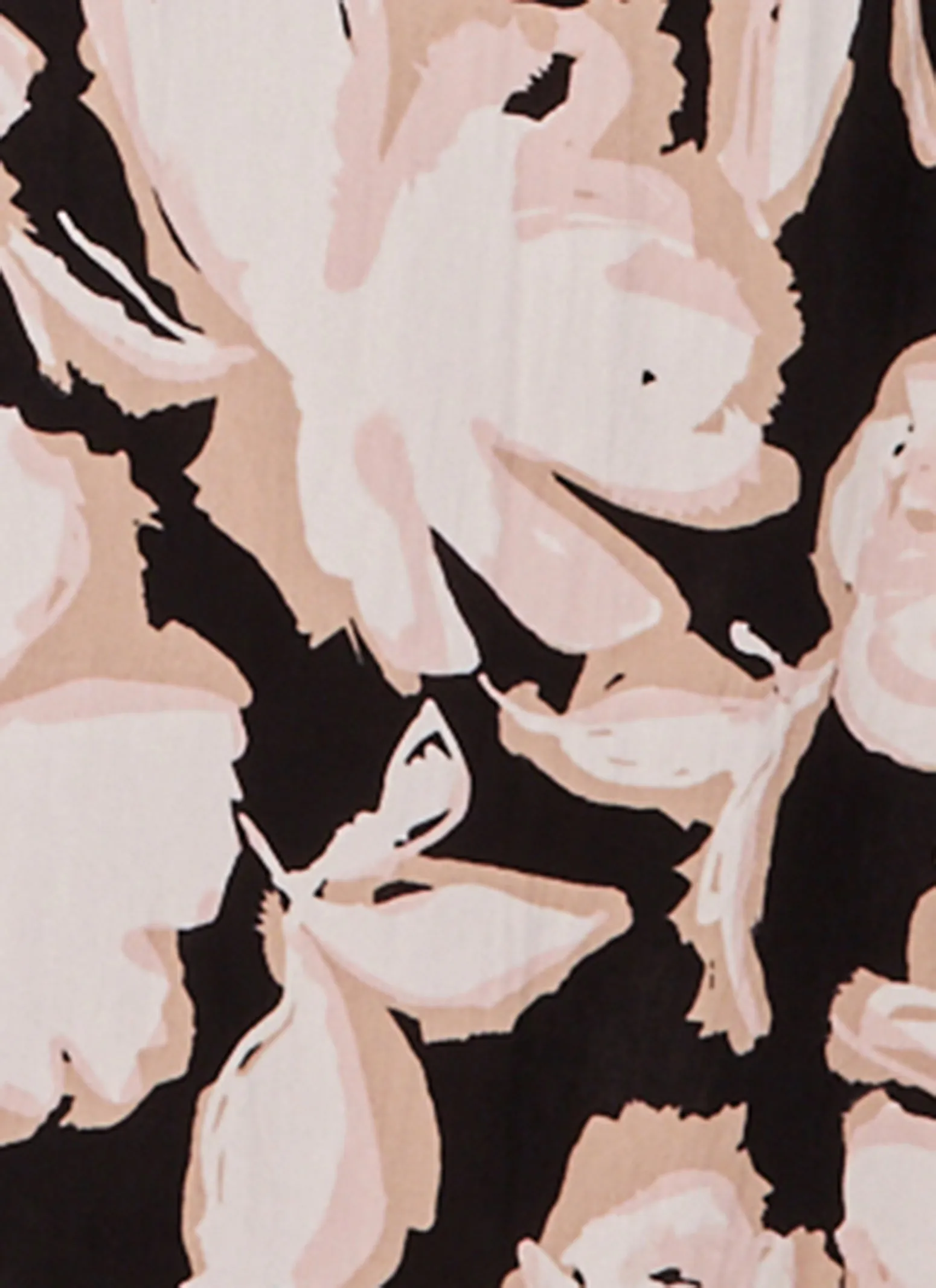 Plus Size Floral Print Keyhole Wide Leg Jumpsuit sold by Rainbow product image thumbnail 4