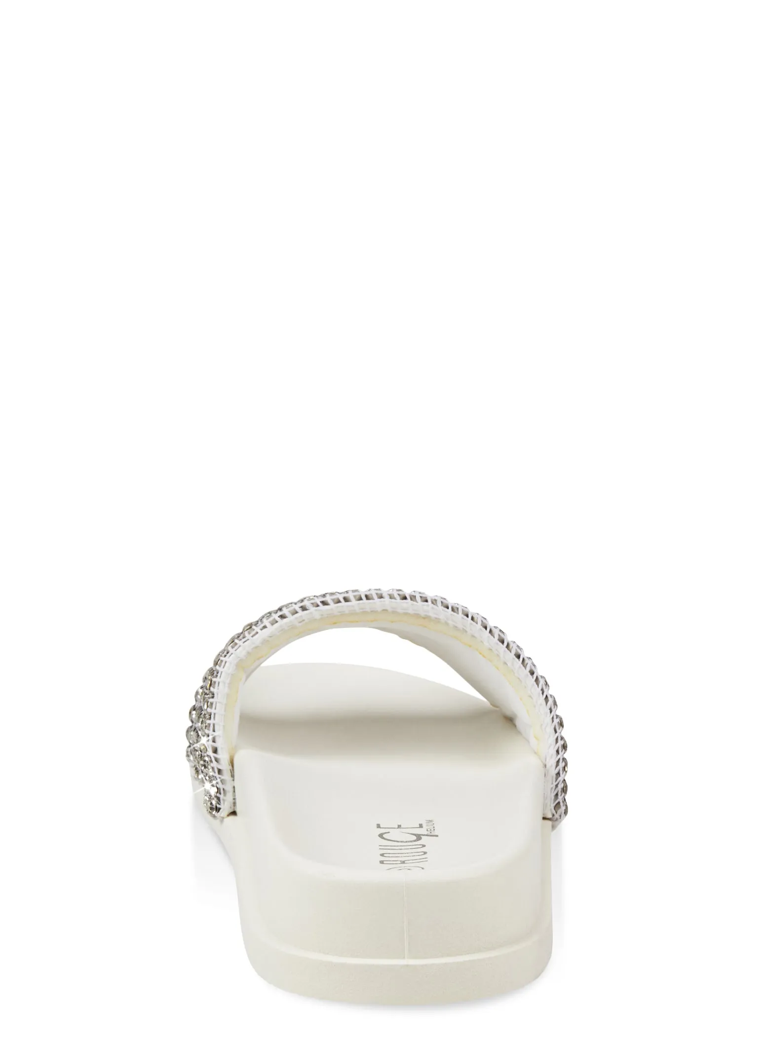 Rhinestone Band Footbed Slide Sandals sold by Rainbow product image thumbnail 3