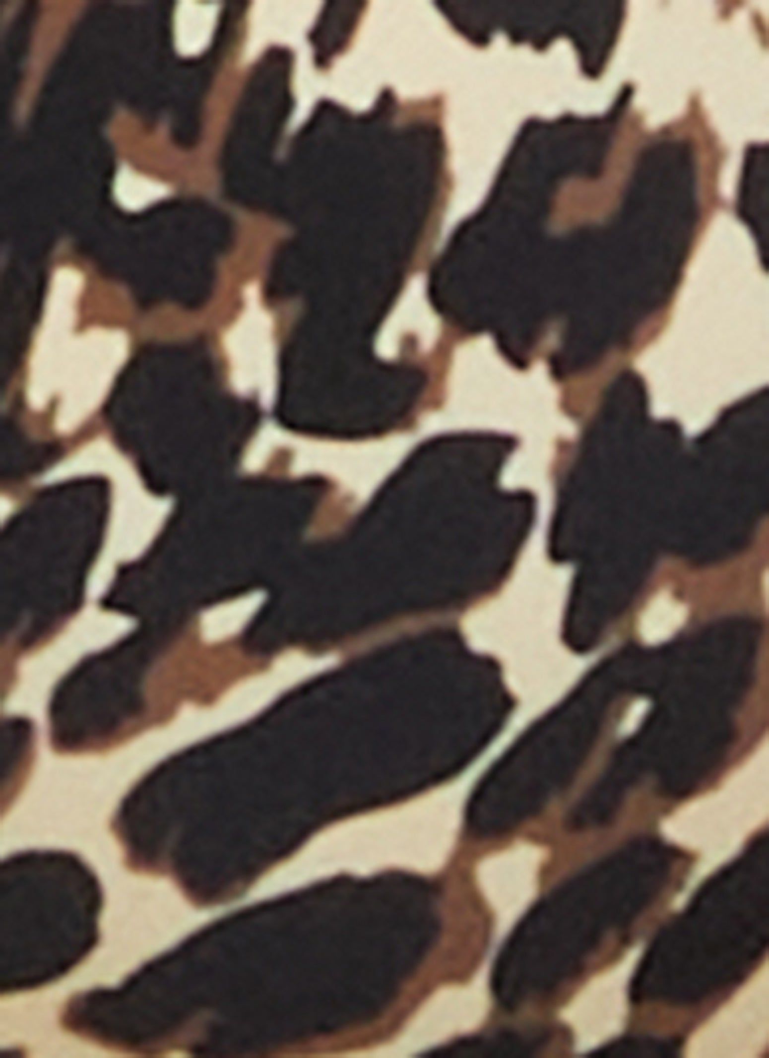 Leopard Print Asymmetrical Underwire Swim Bikini Top sold by Rainbow product image thumbnail 4