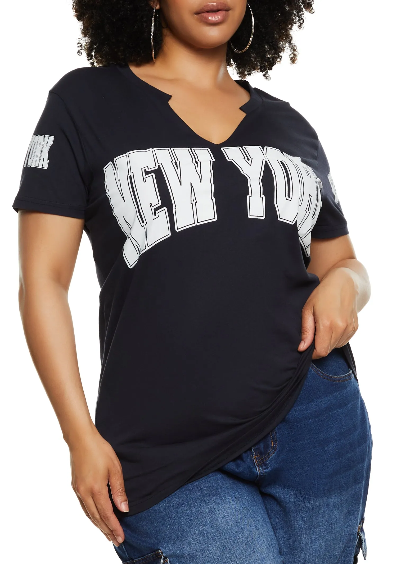 Plus Size New York Graphic Tee sold by Rainbow product image thumbnail 2