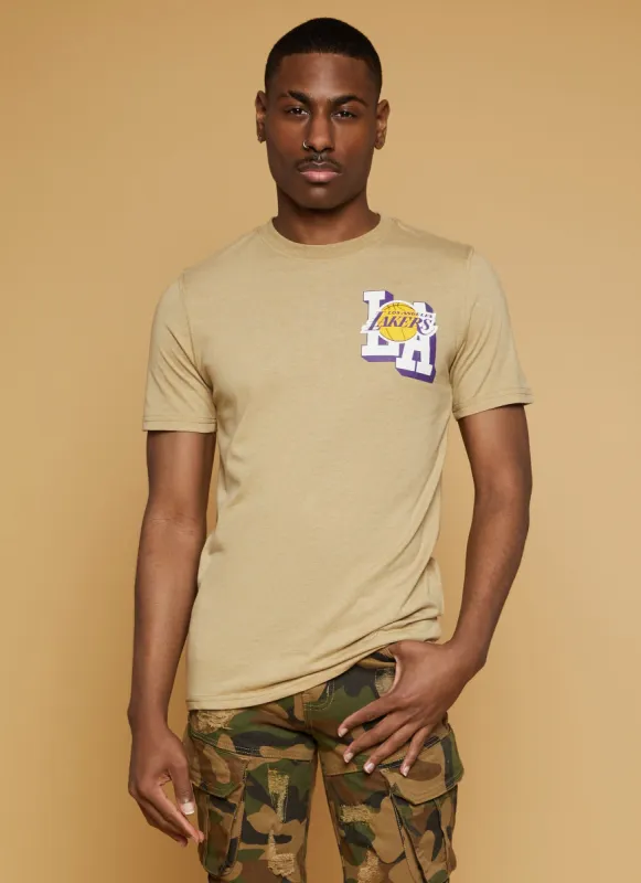 Mens NBA Los Angeles Lakers Graphic Tee sold by Rainbow
