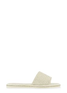 Rhinestone Studded Slide Sandals sold by Rainbow