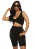 Rib Knit Twist Front Crop Top sold by Rainbow