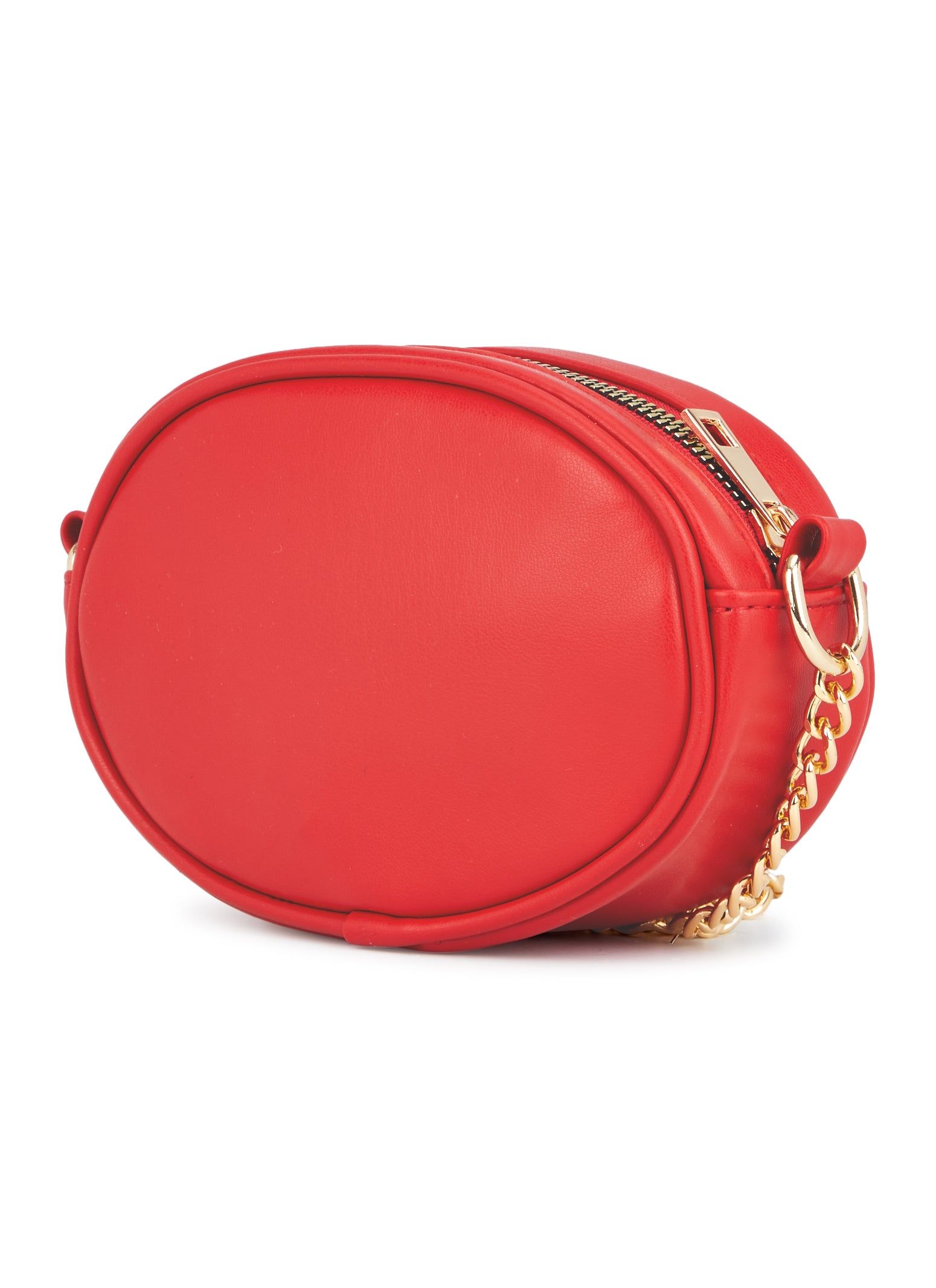 Heart Charm Chain Quilted Crossbody Bag sold by Rainbow product image thumbnail 3