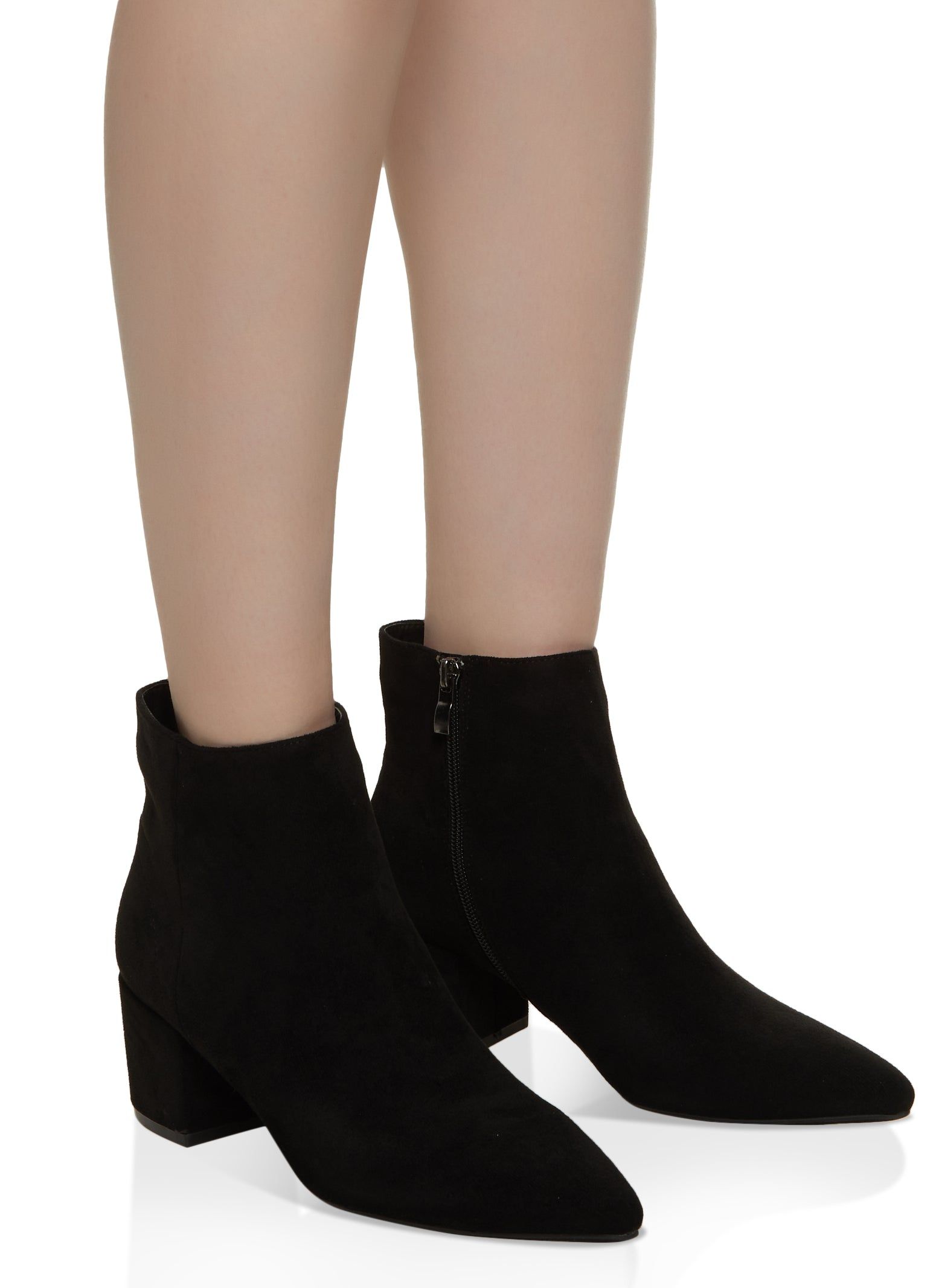 Pointed Toe Mid Heel Booties sold by Rainbow product image thumbnail 2
