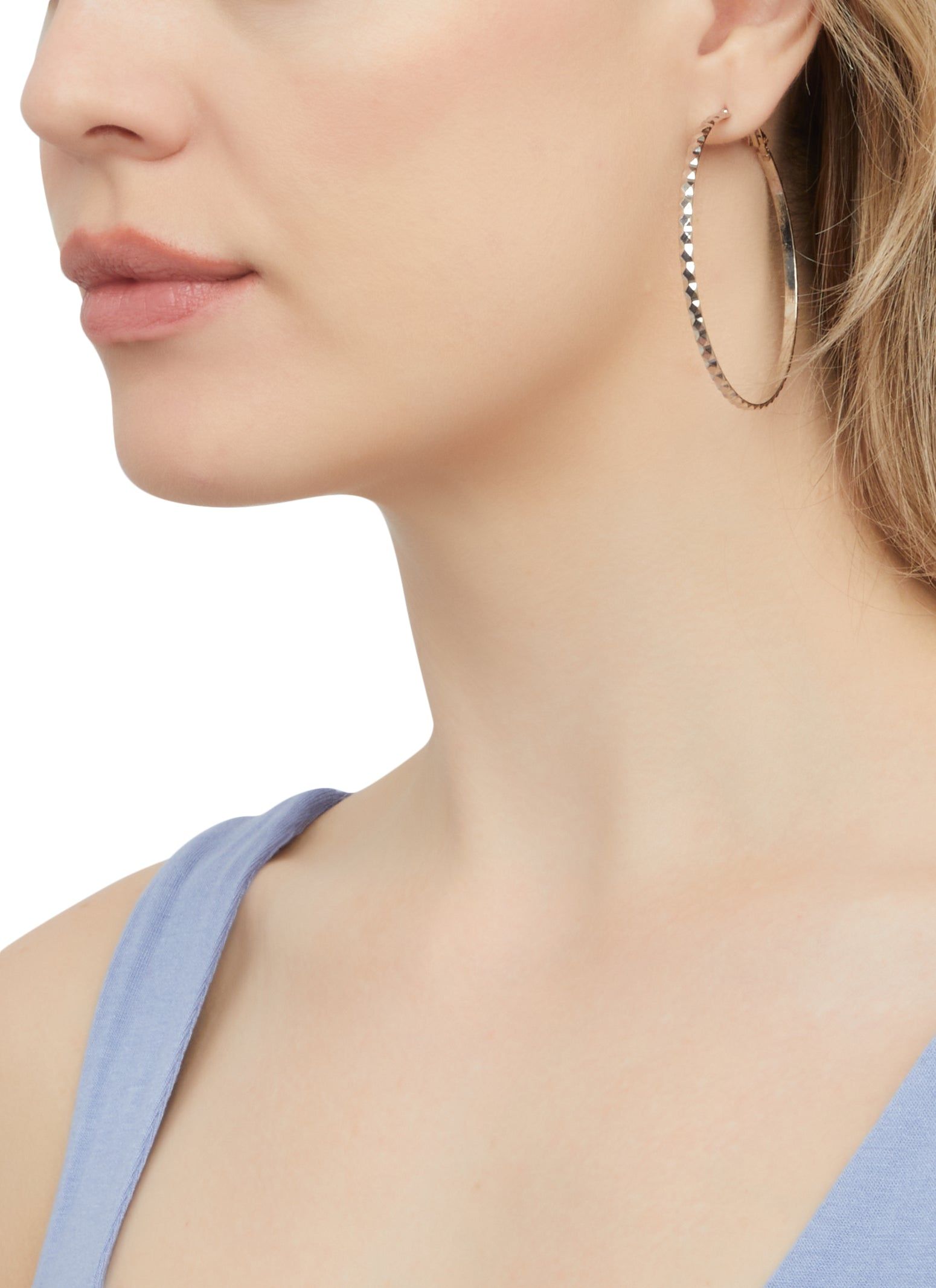 Set of 30 Metallic Rhinestone Stud and Hoop Earrings sold by Rainbow product image thumbnail 2