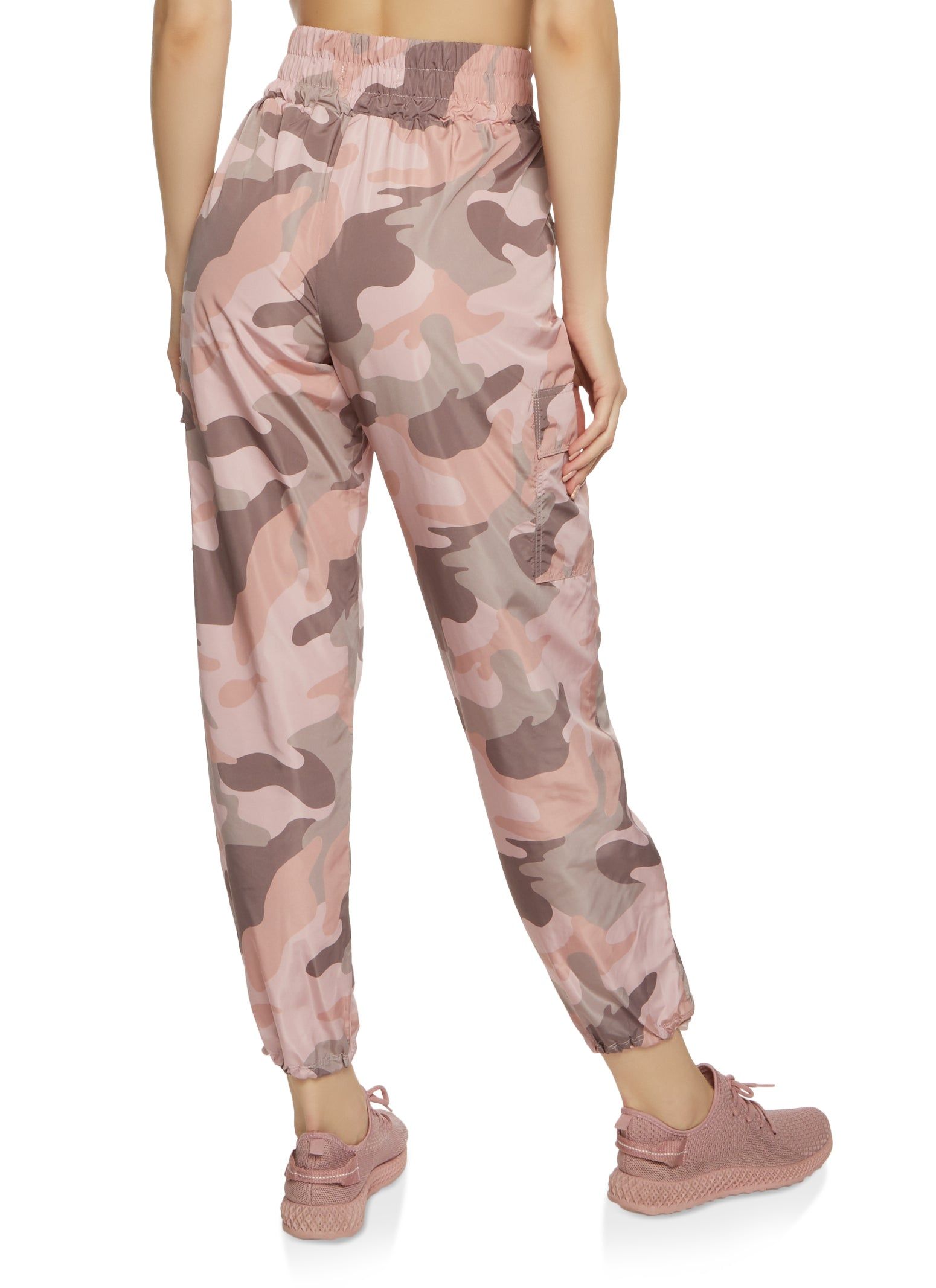 Nylon Camo Print Joggers sold by Rainbow product image thumbnail 3