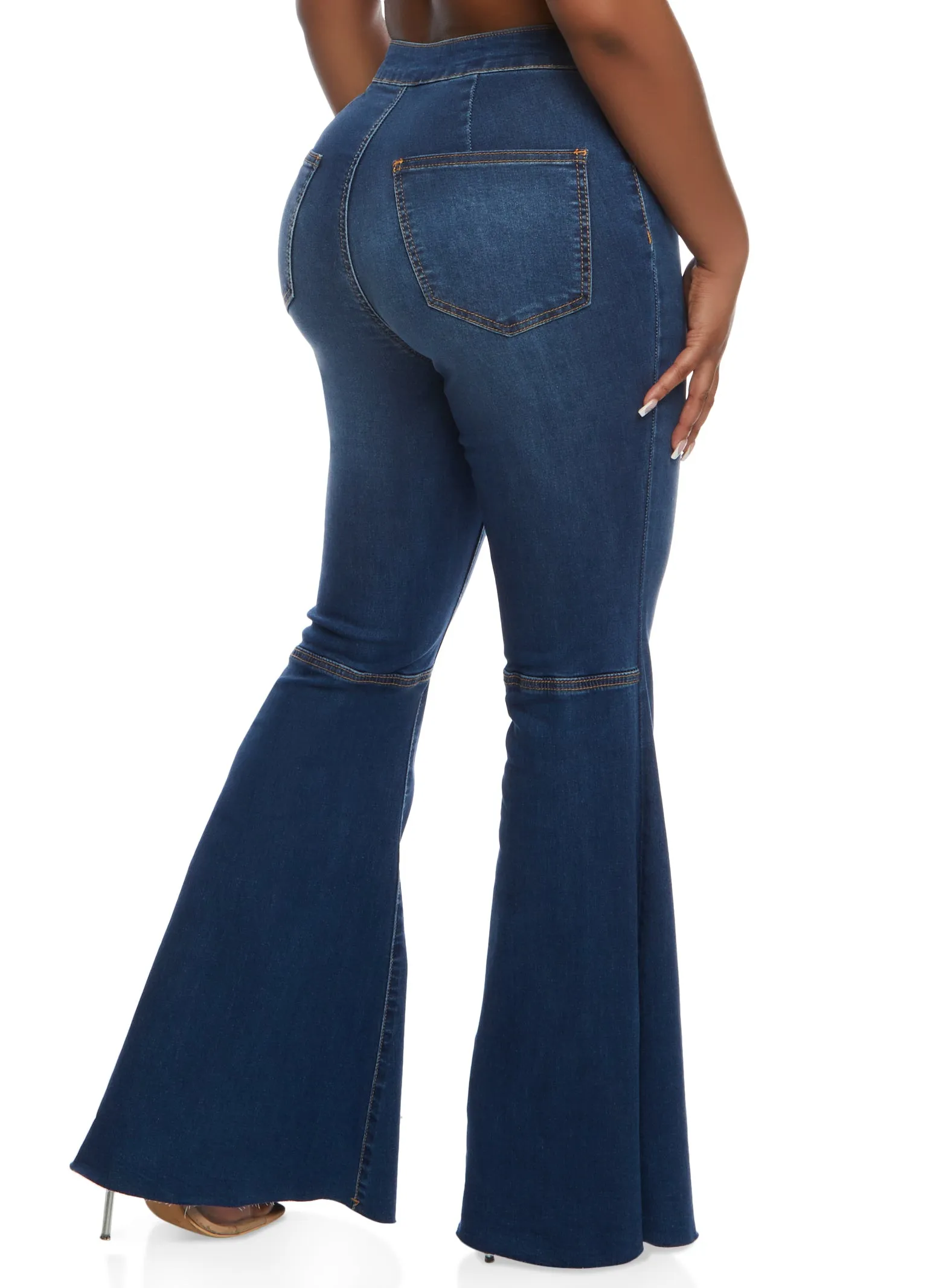 WAX Raw Hem Flare Jeans sold by Rainbow product image thumbnail 3